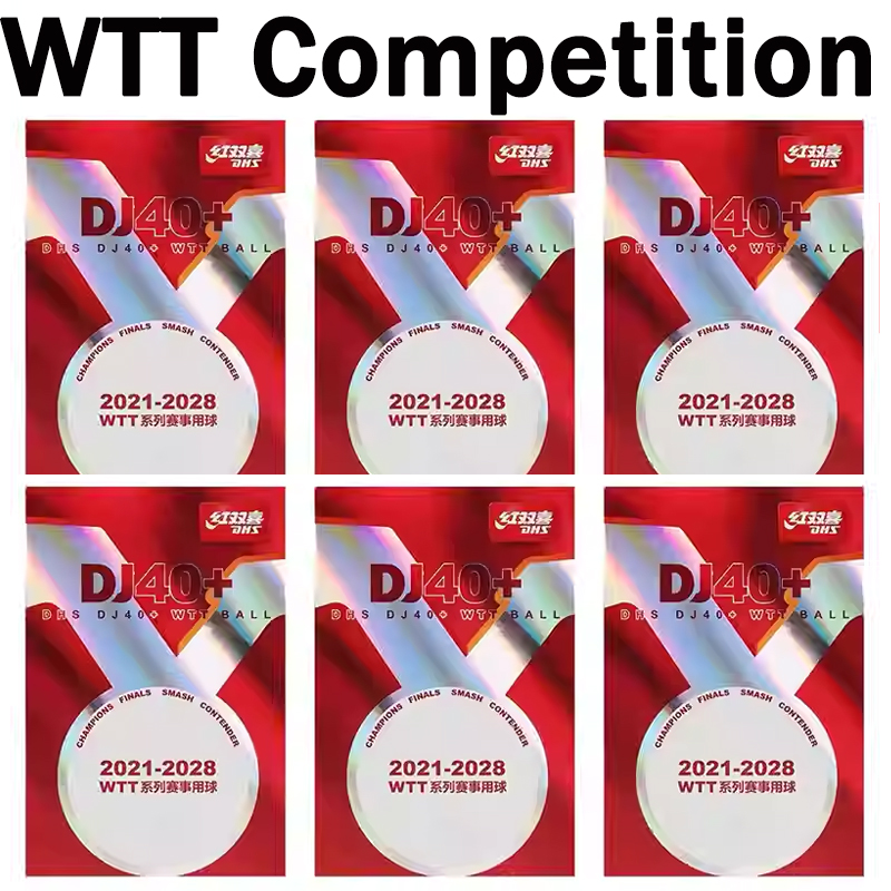 프로페셔널 탁구공 DHS DJ40+ WTT 3스타 AB - Table Tennis Athlete 리뷰 및 가격