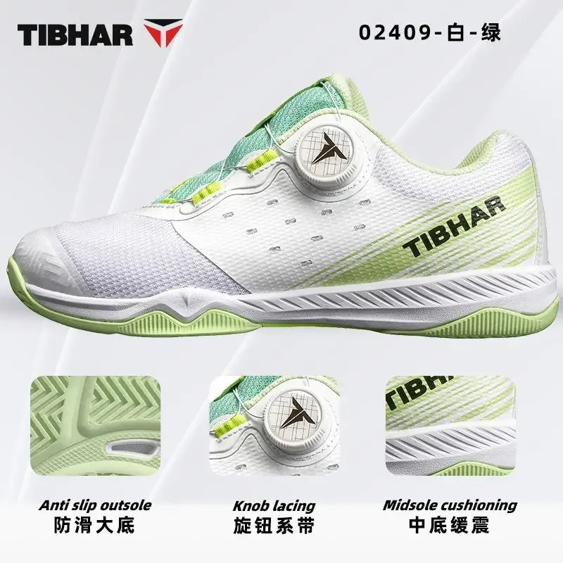 새로운 TIBHAR 스트레이트 버튼 탁구화, 전문 탁구 - Table Tennis Shoes 리뷰 및 가격